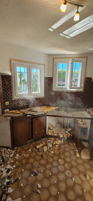 depose cuisine avant renovation sur mesure cote dazur