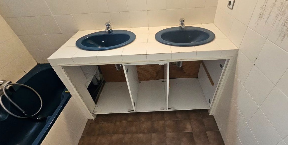 Rénovation salle de bain nice avant depose